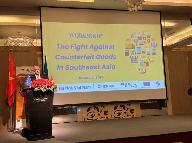 Cục Sở hữu trí tuệ phối hợp với Dự án IP Key Sea tổ chức Hội thảo quốc tế về Phòng chống hàng giả khu vực ASEAN